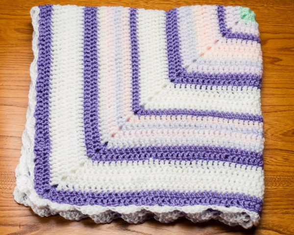 Baby blanket lilac